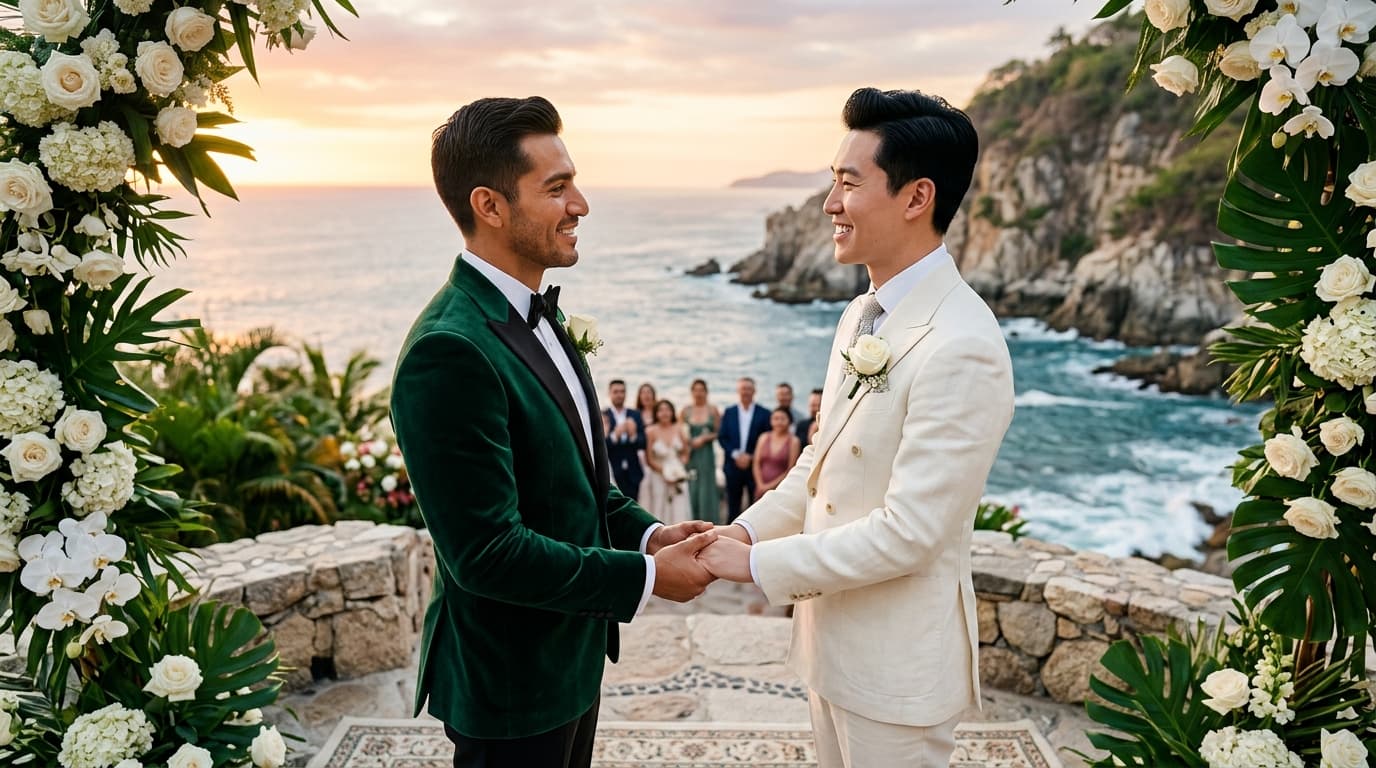 The Amapas Cliffside Reaffirmation: Designing a Fine-Art Oceanfront Vow Renewal in Puerto Vallarta