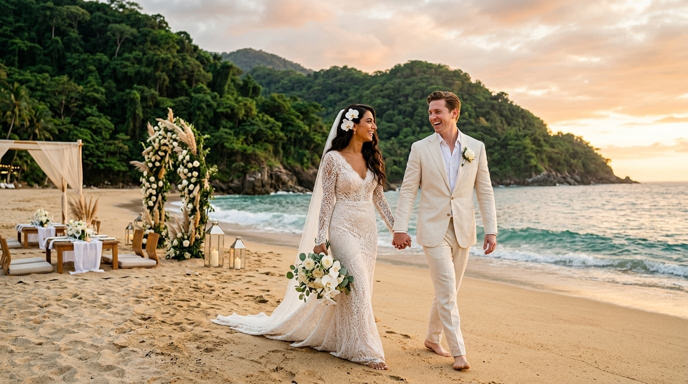 Secluded Cove Ceremonies: Planning a Boat-Access Beach Wedding in Puerto Vallarta's South Zone