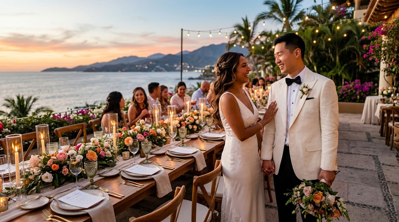 Ephemeral Gastronomy & High-Design Table Artistry: Elevating Culinary Journeys in Puerto Vallarta Villa Weddings