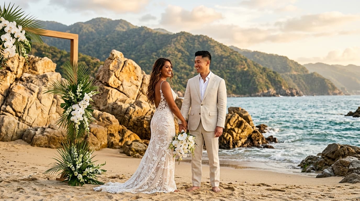 Exclusive South Zone Cove Ceremonies: High-Luxe Shoreline Design in Puerto Vallarta’s Southern Coast