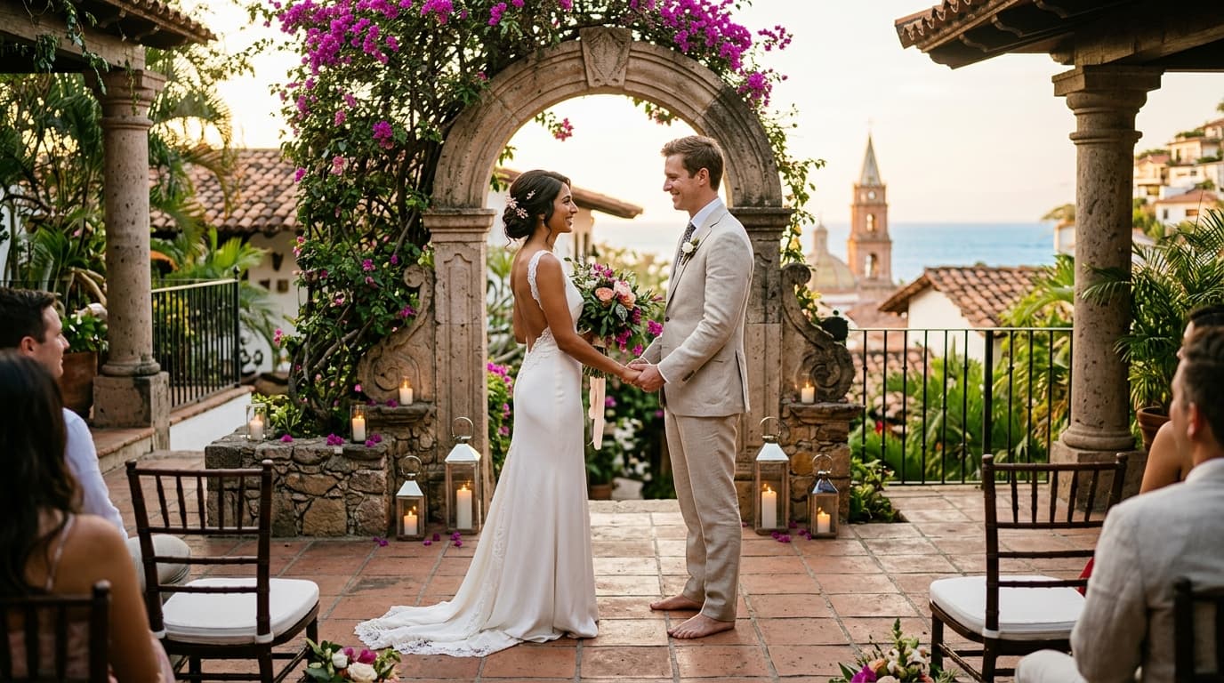 The Gringo Gulch Estate: Crafting a High-Design Spanish Colonial Vow Renewal in Puerto Vallarta