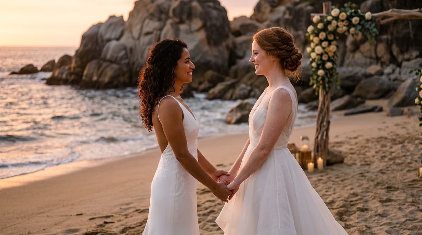 Fluidity and Form: Curating High-Fashion Coastal Couture for Puerto Vallarta Beach Weddings