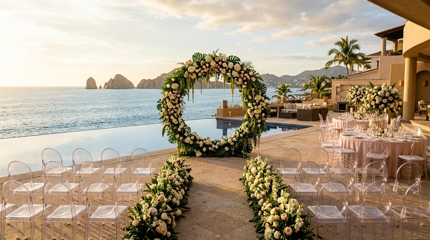 Luxury Oceanfront Villas in Conchas Chinas for Your Dream LGBT Wedding