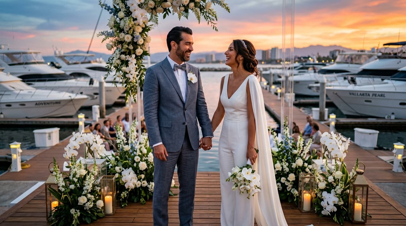 The Marina Vallarta Nautical Haven: Crafting a High-Art Luxury Vow Renewal in Puerto Vallarta