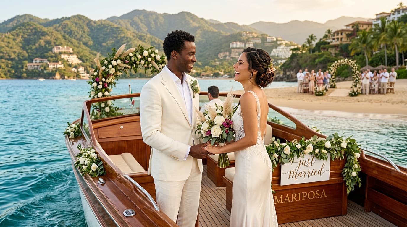 Maritime Arrival Choreography: Designing Exclusive Yacht-to-Shore Entrances for Luxury Puerto Vallarta Beach Ceremonies