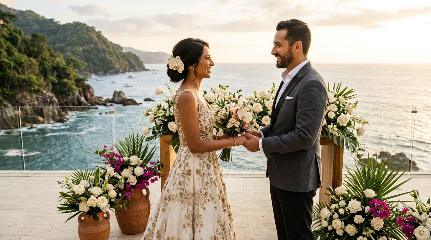 The Mismaloya Cliffside Reserve: Crafting a High-Design Agave & Silk Vow Renewal in Puerto Vallarta