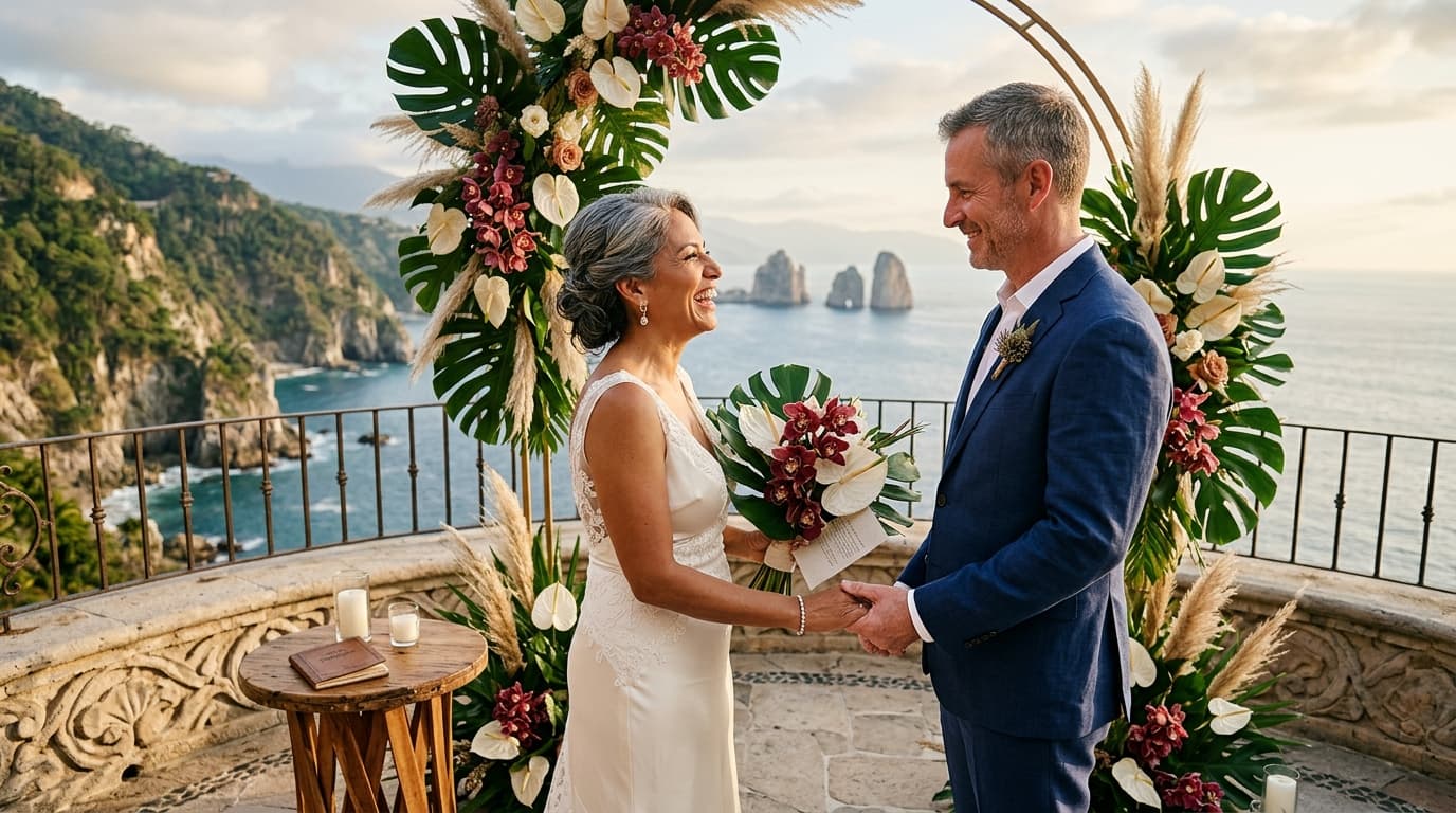 The Mismaloya Oceanfront Haven: Crafting an Avant-Garde Cinematic Vow Renewal in Puerto Vallarta