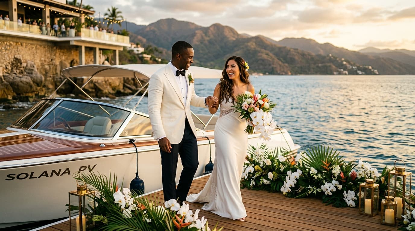 Nautical Entrances & Private Dock Curation: Orchestrating Secluded Oceanfront Villa Weddings in Puerto Vallarta