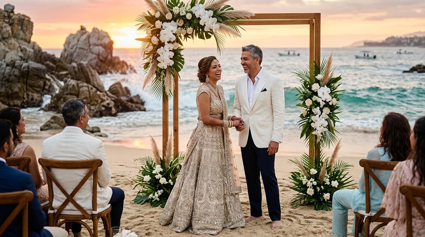 The Palmares Cove Reaffirmation: Crafting a Modernist Oceanfront Vow Renewal in Puerto Vallarta