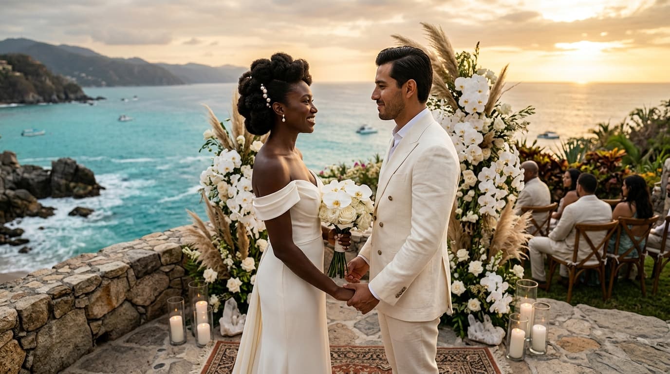 The Punta Negra Cliffside Sanctuary: Crafting a High-Design Mineral-Tones Vow Renewal in Puerto Vallarta