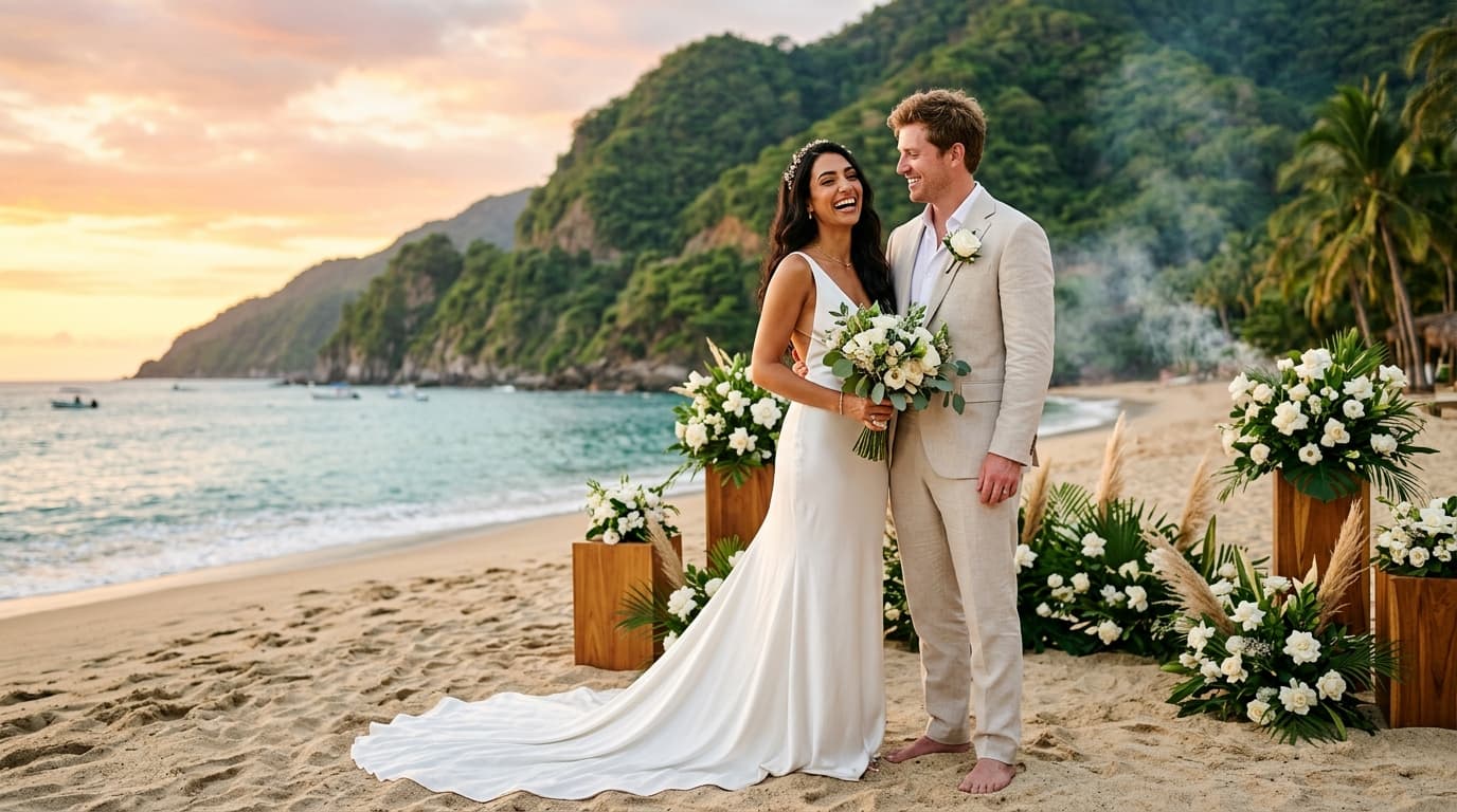 Sacred Sands: Harmonizing Authentic Wixárika Shoreline Blessings with Luxury Puerto Vallarta Beach Weddings