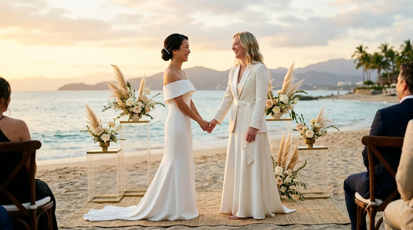 Sculptural Horizon Framing: Minimalist Spatial Architecture for Banderas Bay Shoreline Ceremonies