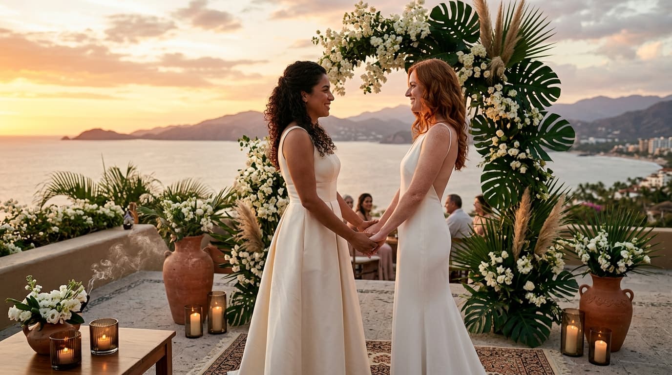 The Terra Noble Hillside Sanctuary: Crafting an Architectural Clay & Copal Vow Renewal in Puerto Vallarta